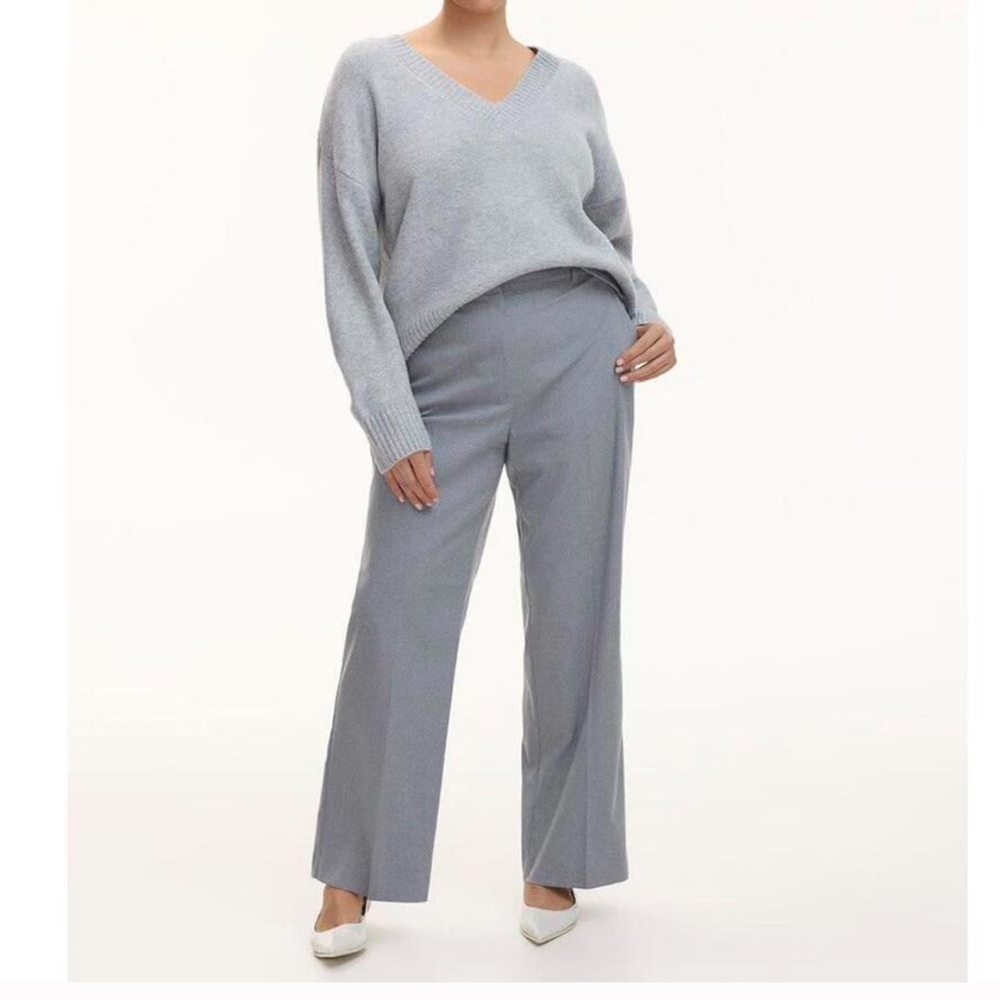 Reitmans Light Gray Wide Leg Women's Pants